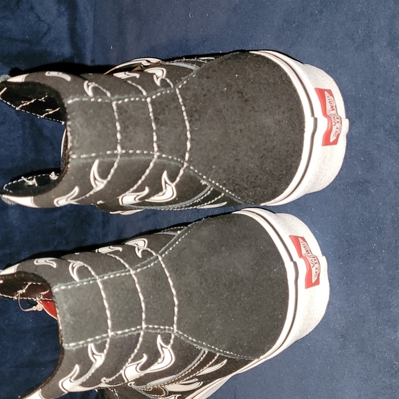 New Vans White Flame sk8-Hi size 11 mn - Picture 7 of 9